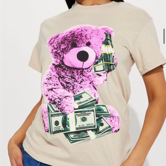 Teddy Bear$$ Oversized T - Picture 1 of 3